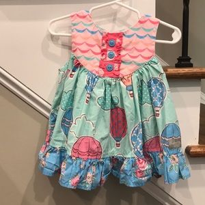Eleanor rose swing dress hot air balloons